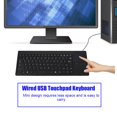 thumbnail image 3 of Plug And Play Built-in Touchpad HUB Port USB Keyboard, Anti-slip Mat Wired Keyboard, For Desktop Laptop Computer, 3 of 8