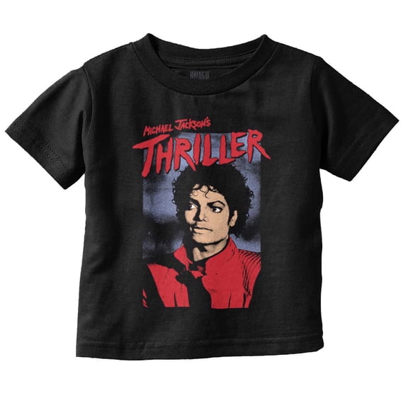 Michael Jackson King of Pop Thriller Toddler Kids Crew Neck Graphic T-Shirt Brisco Brands 6M