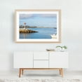 thumbnail image 6 of Jetty Tranquility - San Diego California Photography Boat Coast Harbor Ocean Seaside Palm Tree Tropical Unframed Wall Art Print 24 x 36 inches, 6 of 7