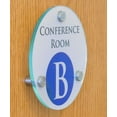 thumbnail image 1 of 6" x 6" Round Complete Sign System, Green Edge Acrylic Plates, Stainless Steel Standoff Screws (DSIGN6CIRC), 1 of 1