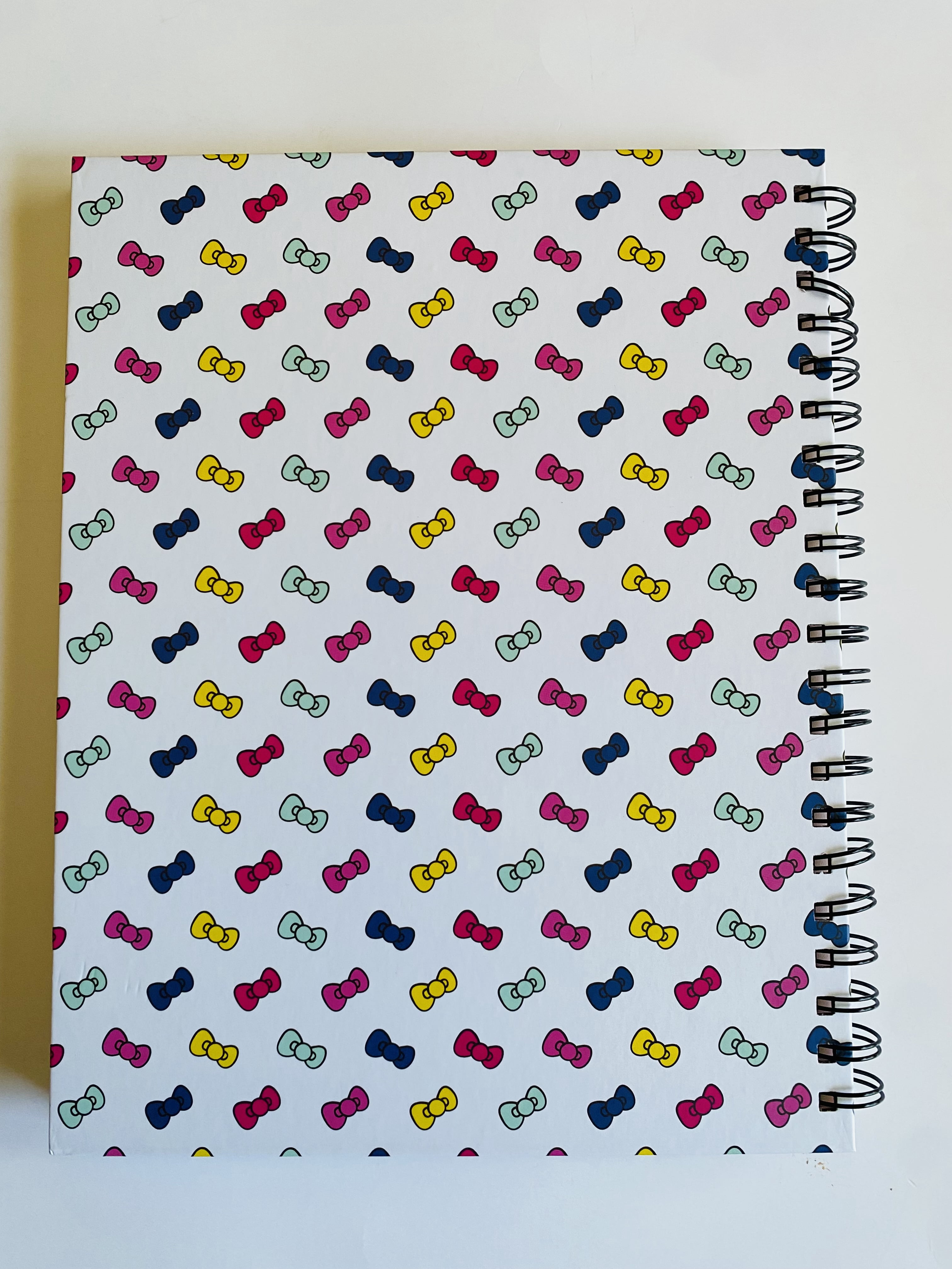 Hello Kitty Large Spiral Notebook Hard Cover College Ruled Lined 160 pages