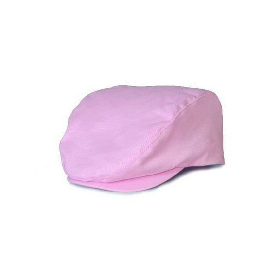 New One-Fit Cotton Gatsby Driver Ivy Cap, Lt Pink