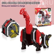 Meggemo Transformable Dinosaur RC Robot Toy - Puzzle Deformation Design, Perfect for Creative Play & Holiday Gifting for All Ages