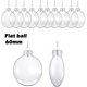 thumbnail image 3 of 10 piezas de adornos para árbol de Navidad rellenables con forma de bombillas de plástico transparente para botellas de agua y bebidas alcohólicas, colgante con forma de campana para decoración de fie, 3 of 5