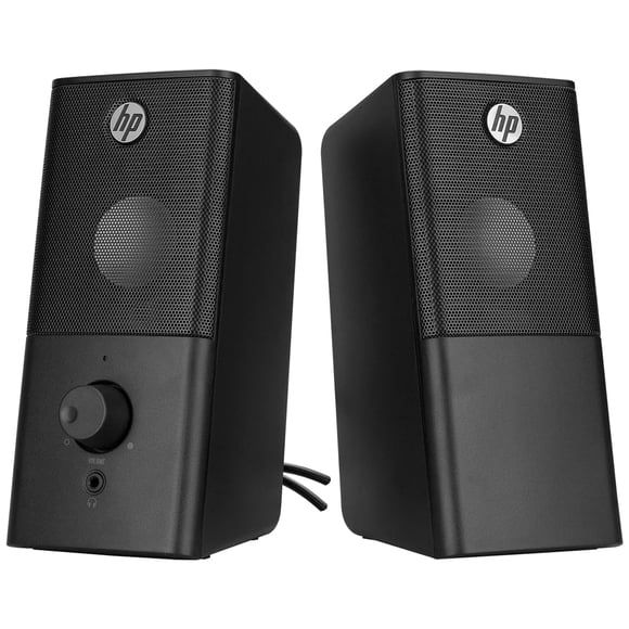 Bocinas De Escritorio HP DHS-2101 Con Conexión PD2 Negro Y USB 6w Entrada 3.5mm