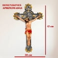 thumbnail image 2 of Crucifijo San Benito De Pared 47cm X 30cm, 2 of 6