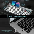 thumbnail image 3 of Keyboard and Mouse, Game Keyboard Mouse Wireless Dual Mode 4 Keys Mouse  for  for Tablet, 3 of 7