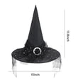 thumbnail image 4 of Sombrero Bruja Halloween Mini Puntiagudo para Fiesta Cosplay (), 4 of 4