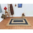 thumbnail image 4 of Double Bordered Navy Jute Braided Rug Double Bordered Navy Jute Braided Rug (9'X12'), 4 of 4