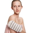 thumbnail image 4 of 1Pc Exfoliating Hemp Bath Glove Mitten Bamboo Fiber Double-Sided Bath Gloves, 4 of 8
