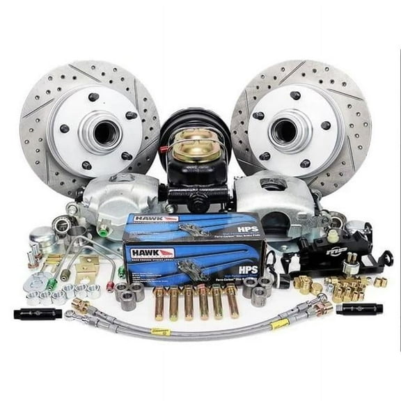 Master Power Brakes DB15472PHP Power Front HP Brake Kit with 5 x 5.5 in. Bolt Circle for 1953-1956 Ford F1 Pick Up