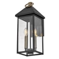 thumbnail image 6 of 81524BK Lark Rhett - 10W 2 LED Medium Outdoot Wall Lantern-17.75 Inches Tall and 7 Inches Wide, 6 of 23