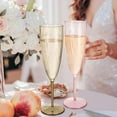thumbnail image 2 of 36PCS Clear Champagne Flutes Plastic - 6 OZ Clear Disposable Champagne Flutes Party Supplies for Wedding/Birthday/Parties, 2 of 18