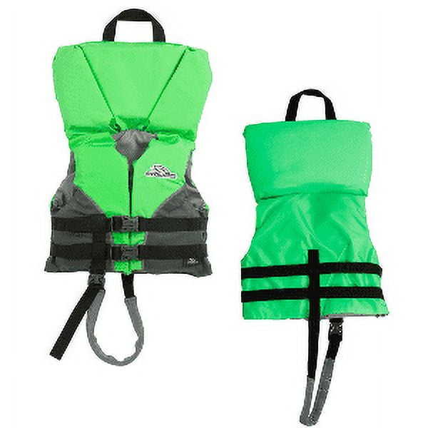 Stearns Infant Unisex Heads-Up Series Type II Nylon Flotation Vest Life  Jacket , 30 lbs., Green