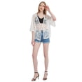 thumbnail image 5 of Kimono Cardigan Ample en Dentelle Florale pour Femmes, 5 of 5