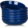 thumbnail image 1 of Pasta Bowls Set of 22 oz Large Ceramic Bowls for Kitchen,Can Use for Pasta/Salad/Cereal/Soup Bowls,Wide and deep, Chip-resistant,Microwave&Dishwasher Safe Blue, 1 of 7