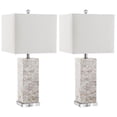 thumbnail image 2 of SAFAVIEH Homer 26 in. H Coastal Shell Table Lamp, Cream, Set of 2, 2 of 5