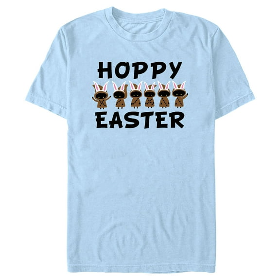 Men's Star Wars Hoppy Easter From The Jawas  Graphic Tee Light Blue Medium