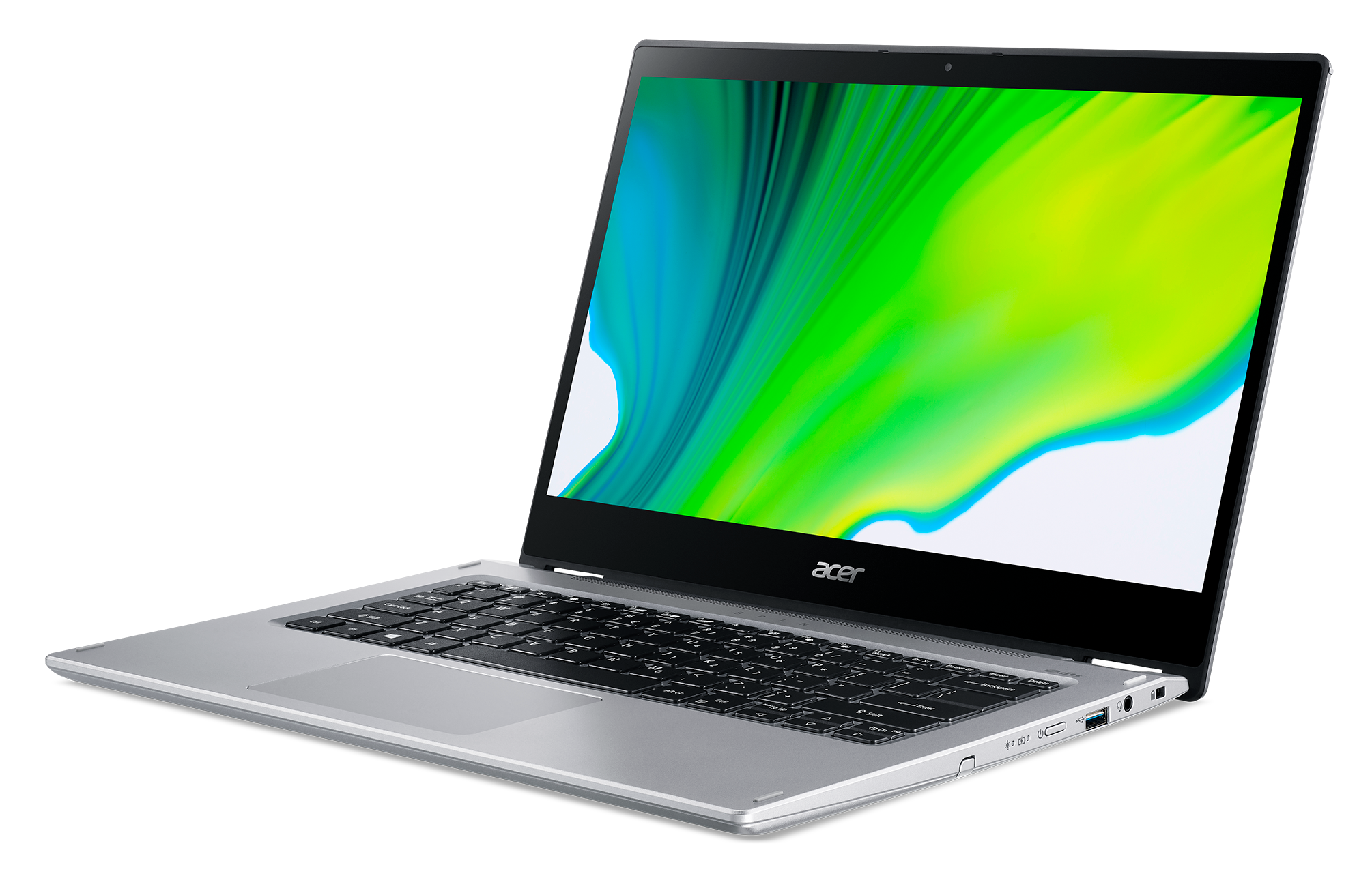 Acer Spin 3, 2-in-1 Laptop, 14" Full HD IPS Touch, 10th Gen Intel Core i7-1065G7, 8GB RAM, 512GB SSD, Rechargeable Active Stylus, SP314-54N-77L5 - image 4 of 8