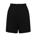 thumbnail image 5 of Nmnitkp Womens Elastic Waist Comfy Drawstring Shorts Beach Casual Shorts Summer Lightweight Short Pants with Pockets, 5 of 5