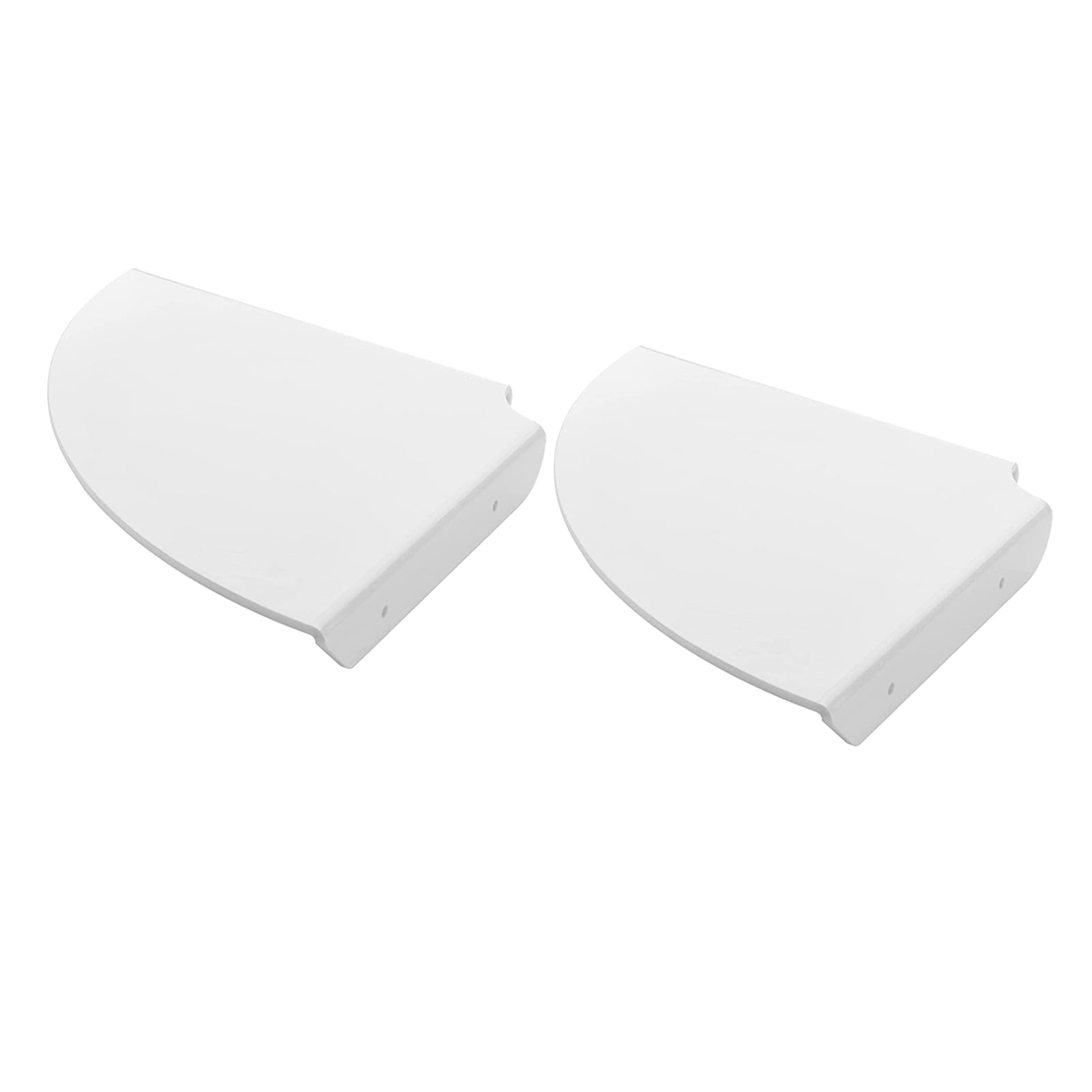 Set of 2 Acrylic Wall Corner Mounting Shelf Bath Shelf with Screws for
