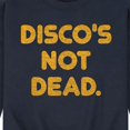 thumbnail image 3 of Instant Message - Discos Not Dead - Men's Crew Neck Fleece Pullover, 3 of 6