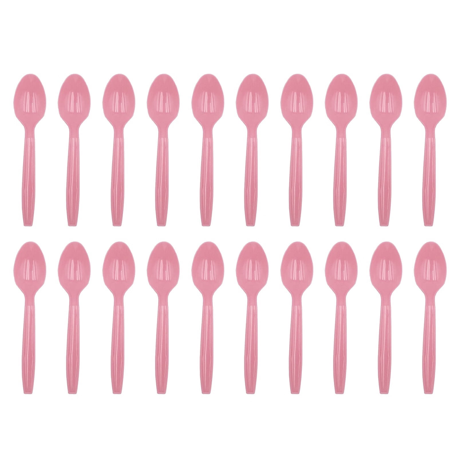 Randolph Clear Plastic Spoon Party Disposable Forks Utensils Plastic