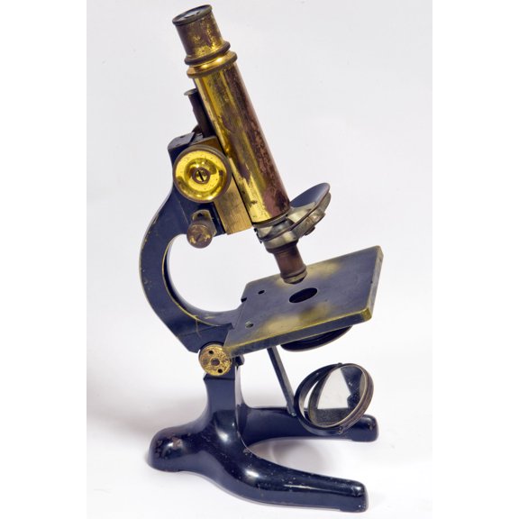 24x36 gallery poster, 19th-century Seibert microscope