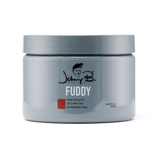 JOHNNY B. Fuddy Gel de peinado mate, 12 onzas