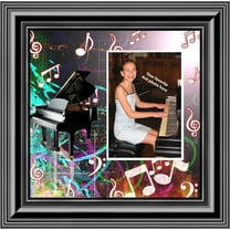 Piano, Concert Band Personalized Picture Frame, 10X10 3524