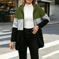 thumbnail image 5 of MaFYtyTPR Women's Color Block Hoodies Zip Up Long Sleeve Hooded Sweatshirts Loose Fit Casual Coat with Pockets, 5 of 6