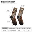 thumbnail image 2 of Vsdgher Adorable Flower Field Cow Crew Socks for Men & Women, Breathable Casual Athletic Ankle Socks, 2 of 6