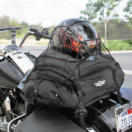 T Bags Falcon Black Tail Bag For Harley Davidson And Metric Cruisers T Bags Falcon Black Tail Bag For Harley Davidson And Metric Cruisers