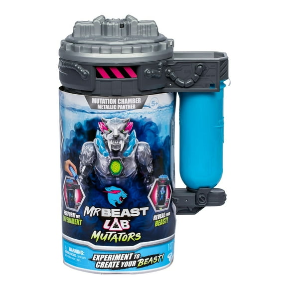Chambre de mutation du laboratoire MrBeast. Expérimentez pour faire muter votre Beast. Libérez la panthère métallique