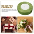 thumbnail image 3 of Green Chinlon Ribbon for Decor 1 Roll Multi-use Packing Supplies Craft Gift Accessories, 3 of 6