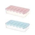 thumbnail image 2 of 2pcs Sqaure Shape Flower Ice Lattice Ice Mold Silicone Ice Maker Ice Making Mold for Home, 2 of 7
