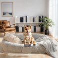 thumbnail image 7 of Human Dog Bed for Adult, Human Size Dog Bed with Washable Faux Fur & Removable Memory Foam, Giant Dog Bed for Humans Nap Bed with Handle, Removable Cover, 7 of 7