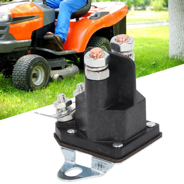 Starter Solenoid Relay, 104 3189 Quick Start Sturdy Plastic Stainless Steel Dustproof Temperature For Lawn Mower