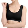 thumbnail image 5 of Sngxgn Womens Sports Bras for Women Medium Support Wireless Bra Padded Bralettes for Women(Black,L), 5 of 5