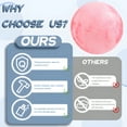 thumbnail image 4 of BESTSKY Exercise Ball,9.84in Pilates Ball,Anti-Slip Birth Ball,Pink, 4 of 7