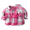 thumbnail image 6 of Godderr Kids Baby Boys Button down Shirt Long Sleeve Toddler Boys Buffalo Plaid Shirt Kids Newborn Boys Flannel Shirts for 6M-9Y, 6 of 8