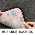 thumbnail image 6 of Colorful Princess Swan Pattern Door Rugs,Washable Non Slip Door Mats Indoor,Decorative Door Mats,Entry Mat Indoor for Entrance,Bedroom,Kitchen,Bathroom,30"x17", 6 of 6
