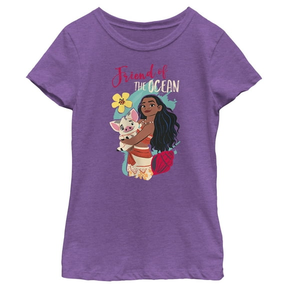 Girl's Moana Friend of the Ocean Graphic T-Shirt