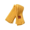 thumbnail image 2 of nvzhuang Kids Knitted Scarf, Unisex Letter Patterns Neckerchief Neck Warmer Shawl for Autumn Winter, 2 of 5