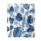 thumbnail image 2 of Cortina de ducha impermeable con diseño estereoscópico de hojas y flores de selva tropical, con ganchos, para baño y ducha., 2 of 6