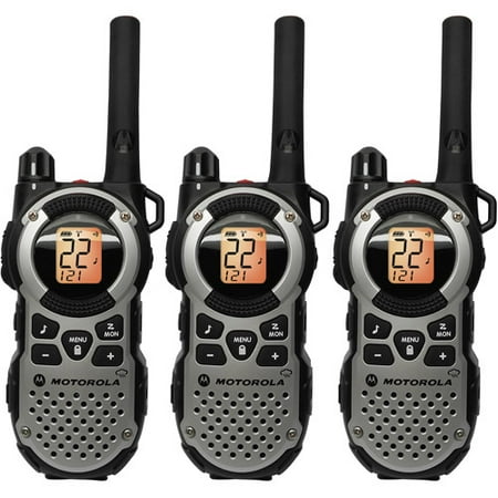Motorola MT352TPR - 35 Mile Range Talkabout 2-Way Radios, 3-PACK