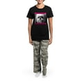 thumbnail image 4 of CafePress - Shih Tzu Heaven Women's Dark Pajamas - Women's Short Sleeve Print T-Shirt and Pants Dark Cotton Pajama Set, 4 of 7