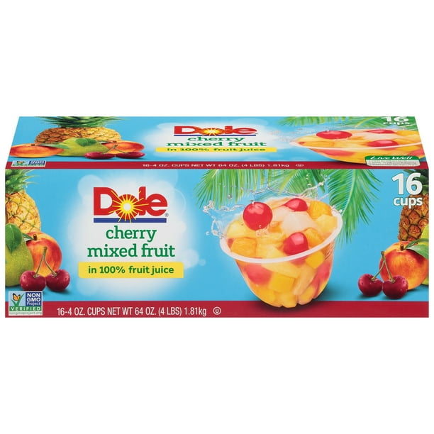 Dole® Cherry Mixed Fruit 164 oz. Cups