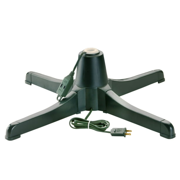 26" Green 360 Degree Rotating Christmas Tree Stand For Lighted