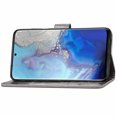 thumbnail image 5 of Galaxy S20 Wallet Case, Allytech PU Leather Clover Embossed Kickstand Folio Flip Slim Fit Wrist Strap Cards Holder Full Protection Wallet Case Cover for Samsung Galaxy S20 6.2" 2020, Gray, 5 of 6